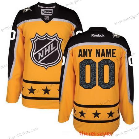 2017 NHL All-Star Game Personalisiertes Atlantic Division Reebok Strickerei Hockey Trikots – Gelb