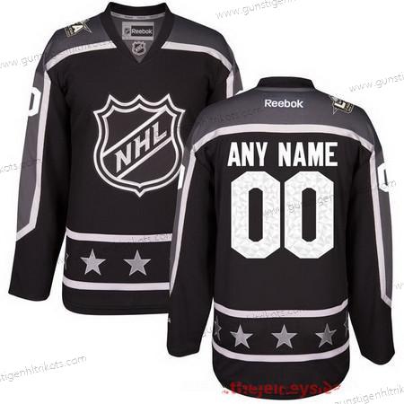 2017 NHL All-Star Game Personalisiertes Pacific Division Reebok Strickerei Hockey Trikots – Schwarz