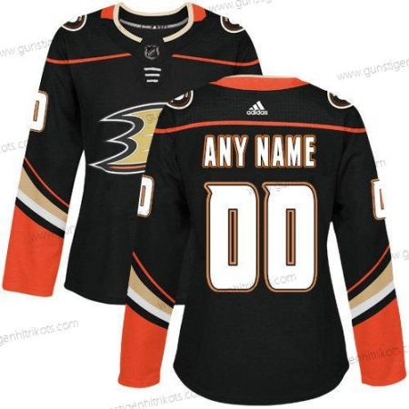 Adidas Frauen Anaheim Ducks Personalisiertes Authentisch Heimtrikots NHL Trikots – Schwarz