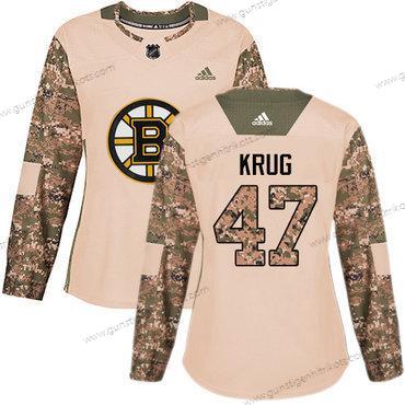 Adidas Frauen Boston Bruins #47 Torey Krug Authentisch 2017 Veterans Day Strickerei NHL Trikots – Tarnfarbe