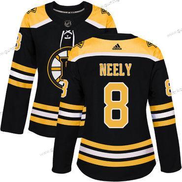 Adidas Frauen Boston Bruins #8 Cam Neely Heimtrikots Authentisch Strickerei NHL Trikots – Schwarz