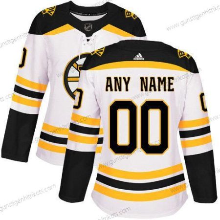 Adidas Frauen Boston Bruins Personalisiertes Authentisch NHL Trikots – Weiß