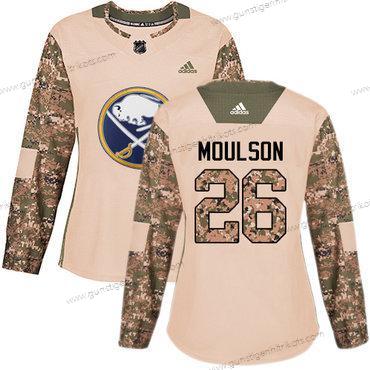 Adidas Frauen Buffalo Sabres #26 Matt Moulson Authentisch 2017 Veterans Day Strickerei NHL Trikots – Tarnfarbe