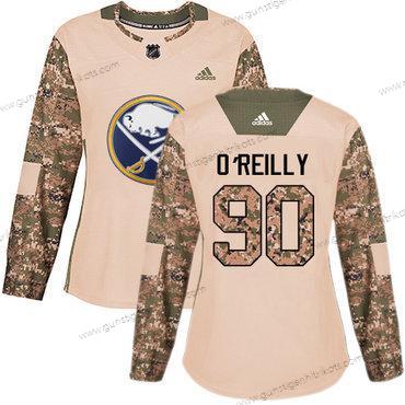 Adidas Frauen Buffalo Sabres #90 Ryan O’Reilly Authentisch 2017 Veterans Day Strickerei NHL Trikots – Tarnfarbe