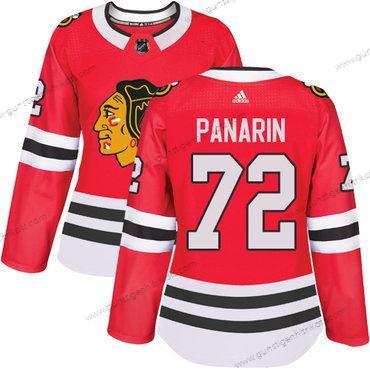 Adidas Frauen Chicago Blackhawks #72 Artemi Panarin Heimtrikots Authentisch Strickerei NHL Trikots – Rot