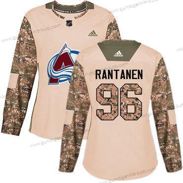 Adidas Frauen Colorado Avalanche #96 Mikko Rantanen Authentisch 2017 Veterans Day Strickerei NHL Trikots – Tarnfarbe