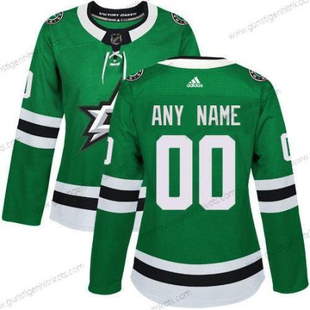 Adidas Frauen Dallas Stars Personalisiertes Authentisch Heimtrikots NHL Trikots – Grün