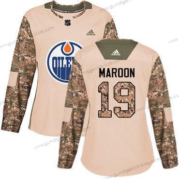 Adidas Frauen Edmonton Oilers #19 Patrick Maroon Authentisch 2017 Veterans Day Strickerei NHL Trikots – Tarnfarbe