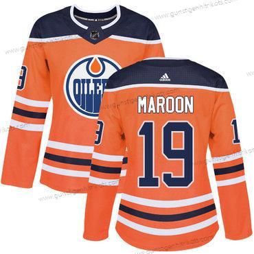 Adidas Frauen Edmonton Oilers #19 Patrick Maroon Heimtrikots Authentisch Strickerei NHL Trikots – Orange