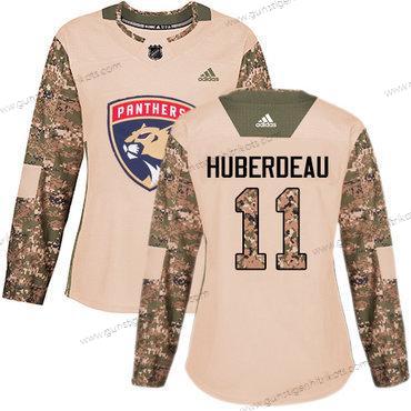 Adidas Frauen Florida Panthers #11 Jonathan Huberdeau Authentisch 2017 Veterans Day Strickerei NHL Trikots – Tarnfarbe