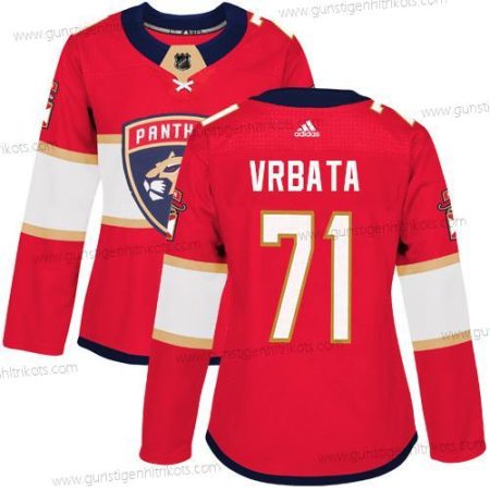 Adidas Frauen Florida Panthers #71 Radim Vrbata Heimtrikots Authentisch Strickerei NHL Trikots – Rot