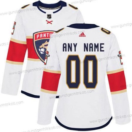 Adidas Frauen Florida Panthers Personalisiertes NHL Authentisch Trikots – Weiß