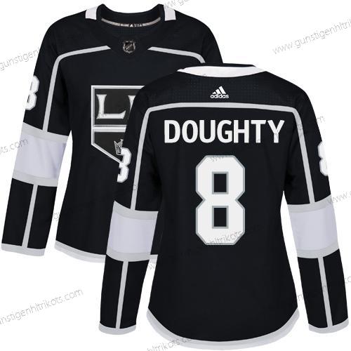 Adidas Frauen Los Angeles Kings #8 Drew Doughty Heimtrikots Authentisch Strickerei NHL Trikots – Schwarz