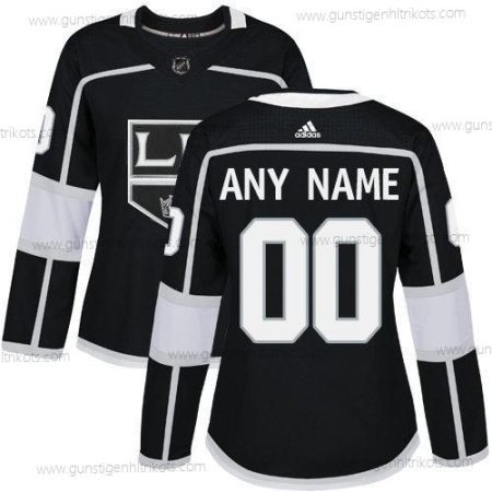 Adidas Frauen Los Angeles Kings Personalisiertes Authentisch Heimtrikots NHL Trikots – Schwarz