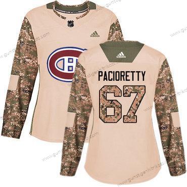 Adidas Frauen Montreal Canadiens #67 Max Pacioretty Authentisch 2017 Veterans Day Strickerei NHL Trikots – Tarnfarbe