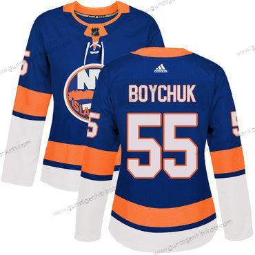 Adidas Frauen New York Islanders #55 Johnny Boychuk Royal Heimtrikots Authentisch Strickerei NHL Trikots – Blau