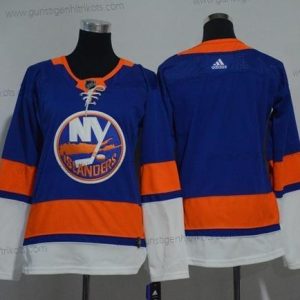 Adidas Frauen New York Islanders Leer Royal Heimtrikots Authentisch Strickerei NHL Trikots – Blau