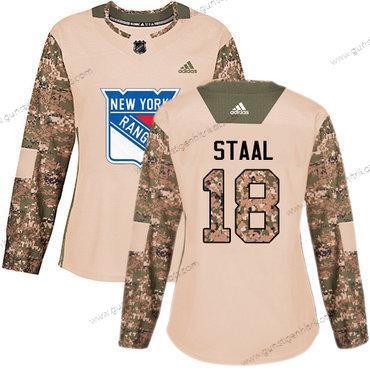 Adidas Frauen New York Rangers #18 Marc Staal Authentisch 2017 Veterans Day Strickerei NHL Trikots – Tarnfarbe