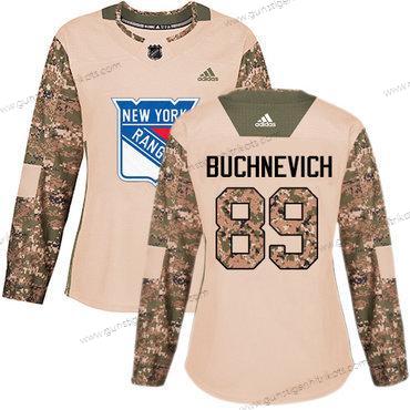 Adidas Frauen New York Rangers #89 Pavel Buchnevich Authentisch 2017 Veterans Day Strickerei NHL Trikots – Tarnfarbe