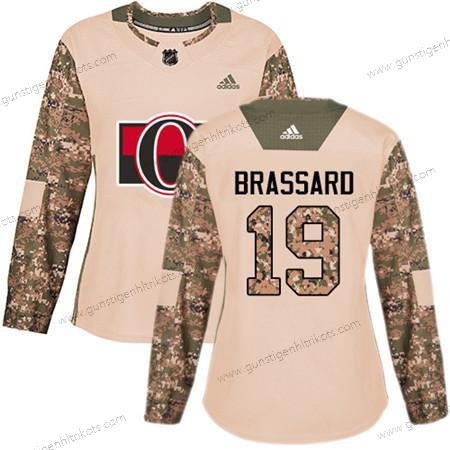 Adidas Frauen Ottawa Senators #19 Derick Brassard Authentisch 2017 Veterans Day Strickerei NHL Trikots – Tarnfarbe