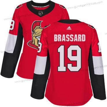 Adidas Frauen Ottawa Senators #19 Derick Brassard Heimtrikots Authentisch Strickerei NHL Trikots – Rot