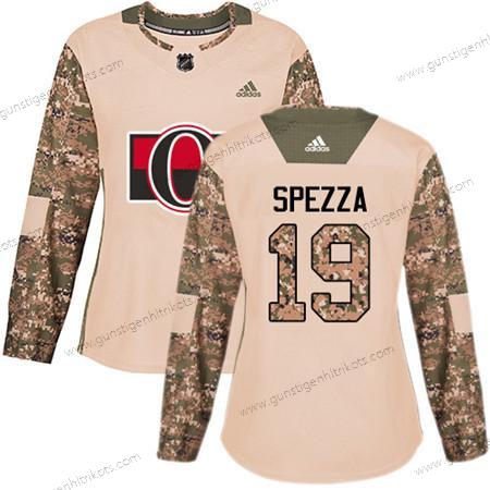 Adidas Frauen Ottawa Senators #19 Jason Spezza Authentisch 2017 Veterans Day Strickerei NHL Trikots – Tarnfarbe