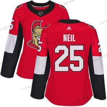 Adidas Frauen Ottawa Senators #25 Chris Neil Heimtrikots Authentisch Strickerei NHL Trikots – Rot