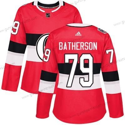 Adidas Frauen Ottawa Senators #79 Drake Batherson 100 Klassisch Authentisch Trikots – Rot