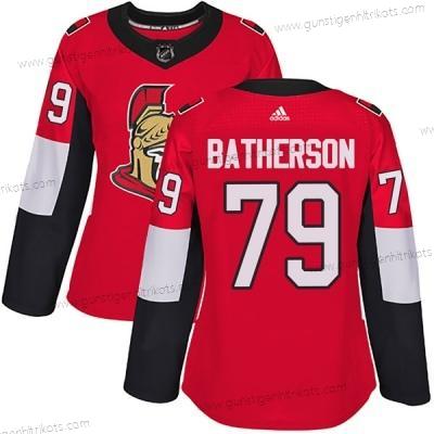 Adidas Frauen Ottawa Senators #79 Drake Batherson Heimtrikots Authentisch Trikots – Rot