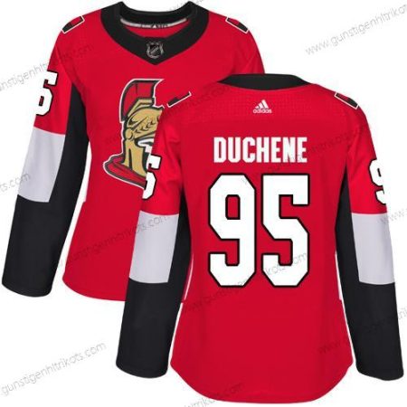 Adidas Frauen Ottawa Senators #95 Matt Duchene Heimtrikots Authentisch Strickerei NHL Trikots – Rot