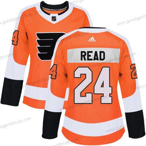 Adidas Frauen Philadelphia Flyers #24 Matt Read Heimtrikots Authentisch Strickerei NHL Trikots – Orange