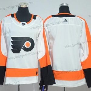 Adidas Frauen Philadelphia Flyers Leer Road Authentisch Strickerei NHL Trikots – Weiß