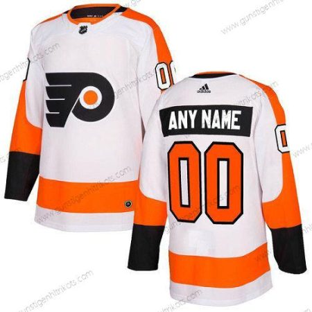 Adidas Frauen Philadelphia Flyers Personalisiertes Authentisch Auswärtstrikots NHL Trikots – Weiß