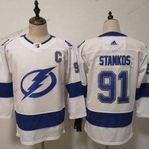 Adidas Frauen Tampa Bay Lightning 91 Steven Stamkos Trikots – Weiß