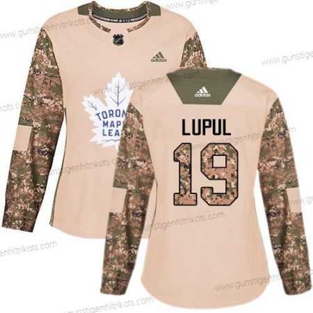 Adidas Frauen Toronto Maple Leafs #19 Joffrey Lupul Authentisch 2017 Veterans Day Strickerei NHL Trikots – Tarnfarbe