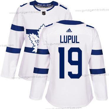 Adidas Frauen Toronto Maple Leafs #19 Joffrey Lupul Authentisch 2018 Stadium Series Strickerei NHL Trikots – Weiß