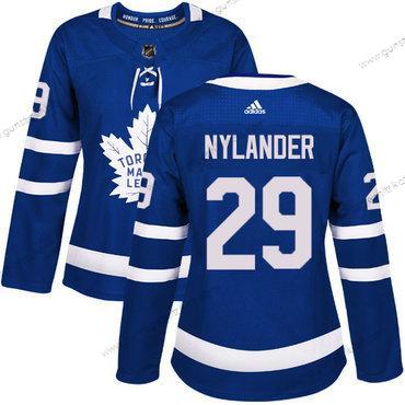 Adidas Frauen Toronto Maple Leafs #29 William Nylander Heimtrikots Authentisch Strickerei NHL Trikots – Blau