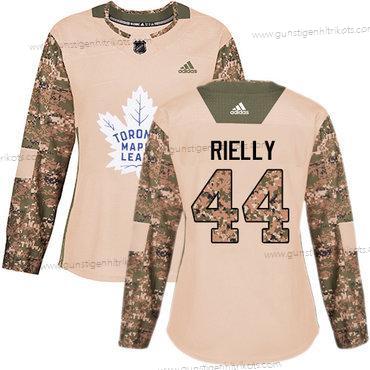 Adidas Frauen Toronto Maple Leafs #44 Morgan Rielly Authentisch 2017 Veterans Day Strickerei NHL Trikots – Tarnfarbe