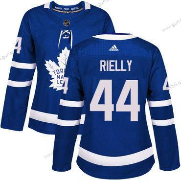 Adidas Frauen Toronto Maple Leafs #44 Morgan Rielly Heimtrikots Authentisch Strickerei NHL Trikots – Blau