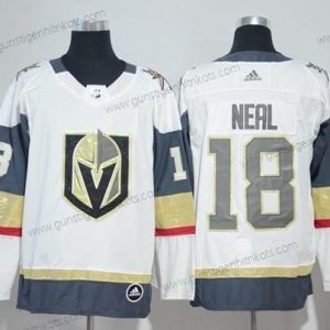 Adidas Frauen Vegas Golden Knights #18 James Neal Road Authentisch Strickerei NHL Trikots – Weiß