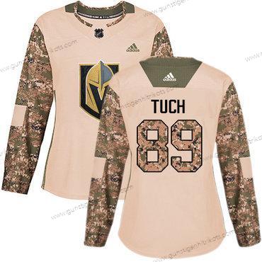 Adidas Frauen Vegas Golden Knights #89 Alex Tuch Authentisch 2017 Veterans Day Strickerei NHL Trikots – Tarnfarbe