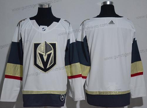 Adidas Frauen Vegas Golden Knights Leer Road Authentisch Strickerei NHL Trikots – Weiß