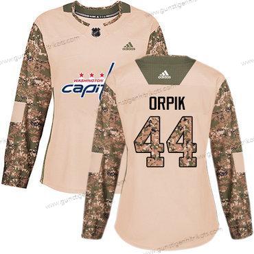 Adidas Frauen Washington Capitals #44 Brooks Orpik Authentisch 2017 Veterans Day Strickerei NHL Trikots – Tarnfarbe