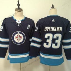 Adidas Frauen Winnipeg Jets #33 Dustin Byfuglien Trikots – Marineblau