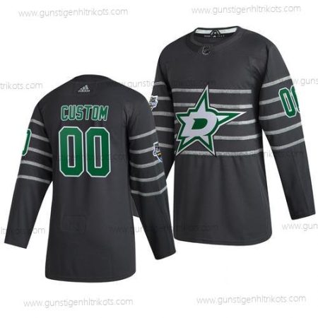 Adidas Herren 2020 NHL All-Star Game Personalisiertes Dallas Stars Authentisch Trikots – Grau