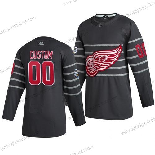 Adidas Herren 2020 NHL All-Star Game Personalisiertes Detroit Red Wings Authentisch Trikots – Grau