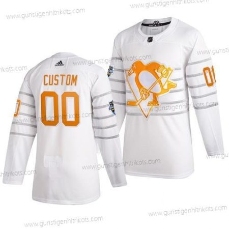 Adidas Herren 2020 NHL All-Star Game Personalisiertes Pittsburgh Penguins Authentisch Trikots – Weiß