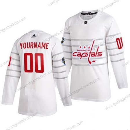 Adidas Herren 2020 NHL All-Star Game Personalisiertes Washington Capitals Authentisch Trikots – Weiß