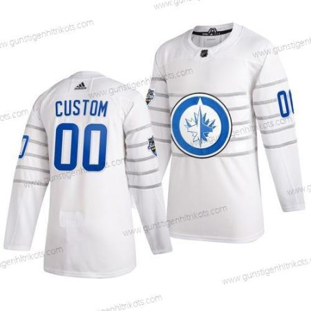 Adidas Herren 2020 NHL All-Star Game Personalisiertes Winnipeg Jets Authentisch Trikots – Weiß