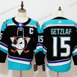 Adidas Herren Anaheim Ducks #15 Ryan Getzlaf ersatzweise Authentisch Spieler Trikots – Schwarz